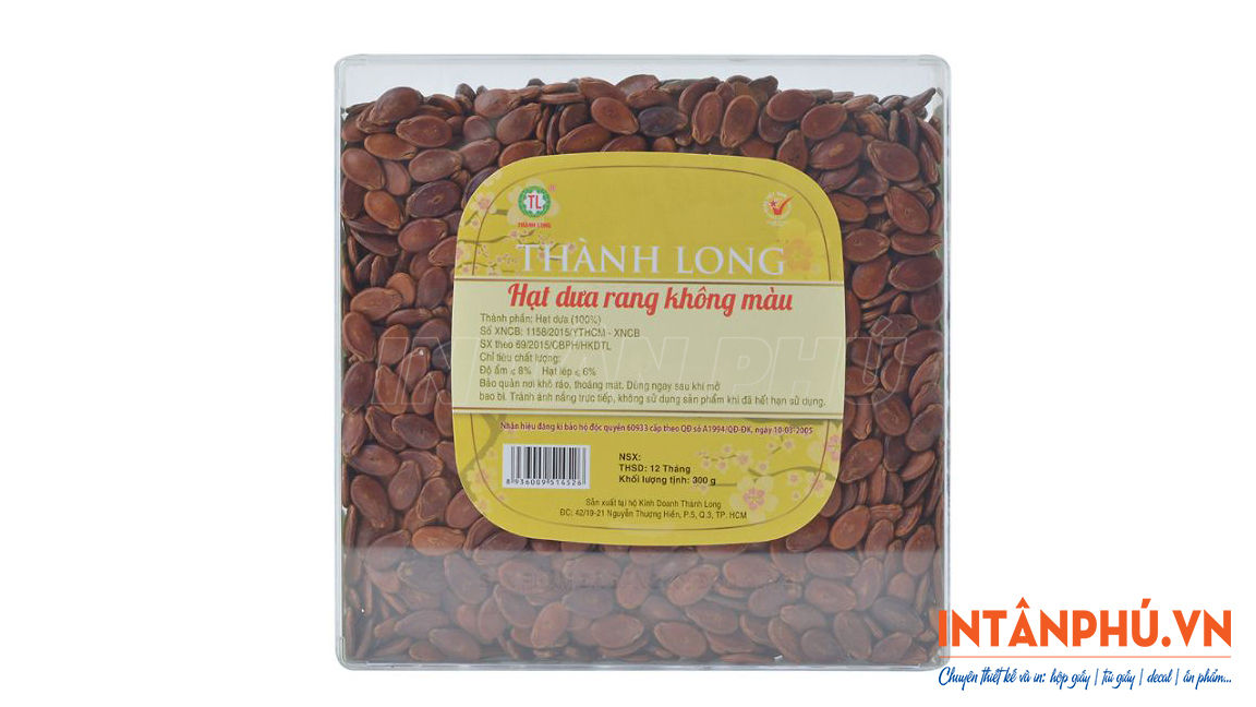 Mẫu tem hạt dưa ấn tượng