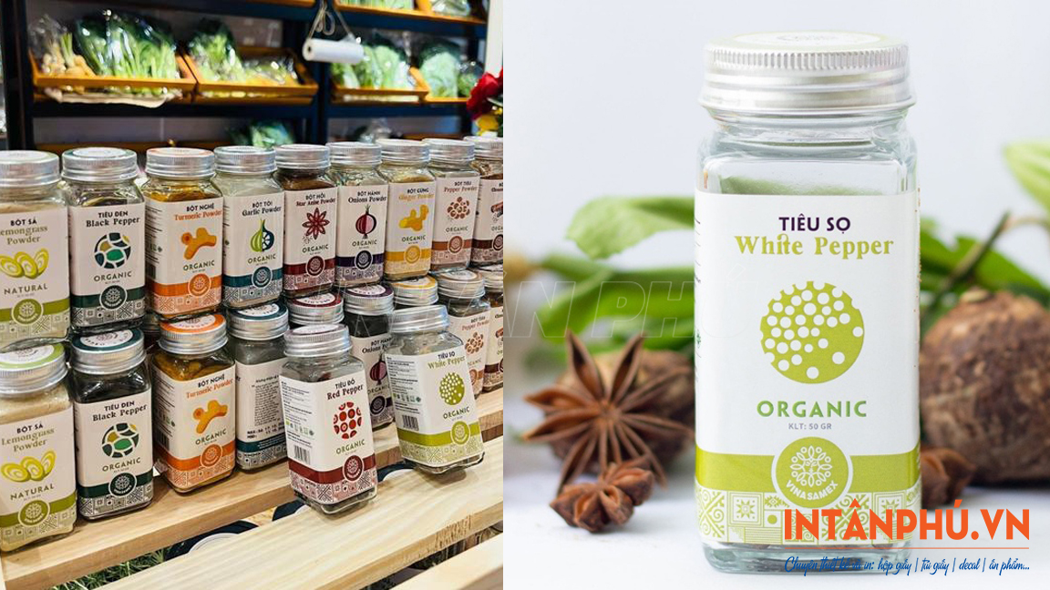 Lợi ích khi in ấn tem nhãn hạt tiêu