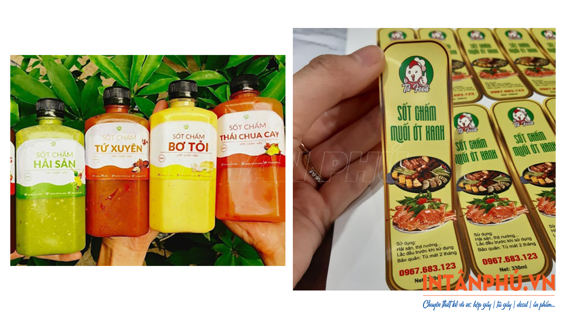 Mẫu tem nước sốt đẹp