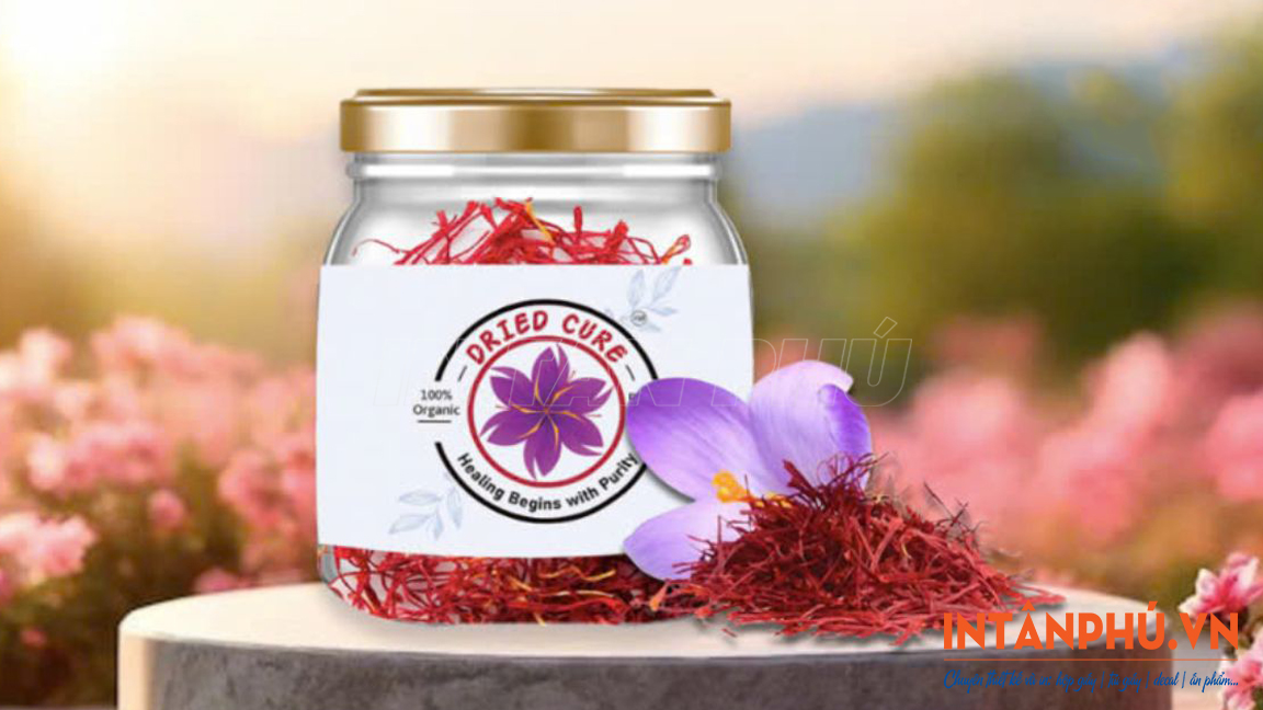 in tem nhãn saffron chất lượng tại In Tân Phú