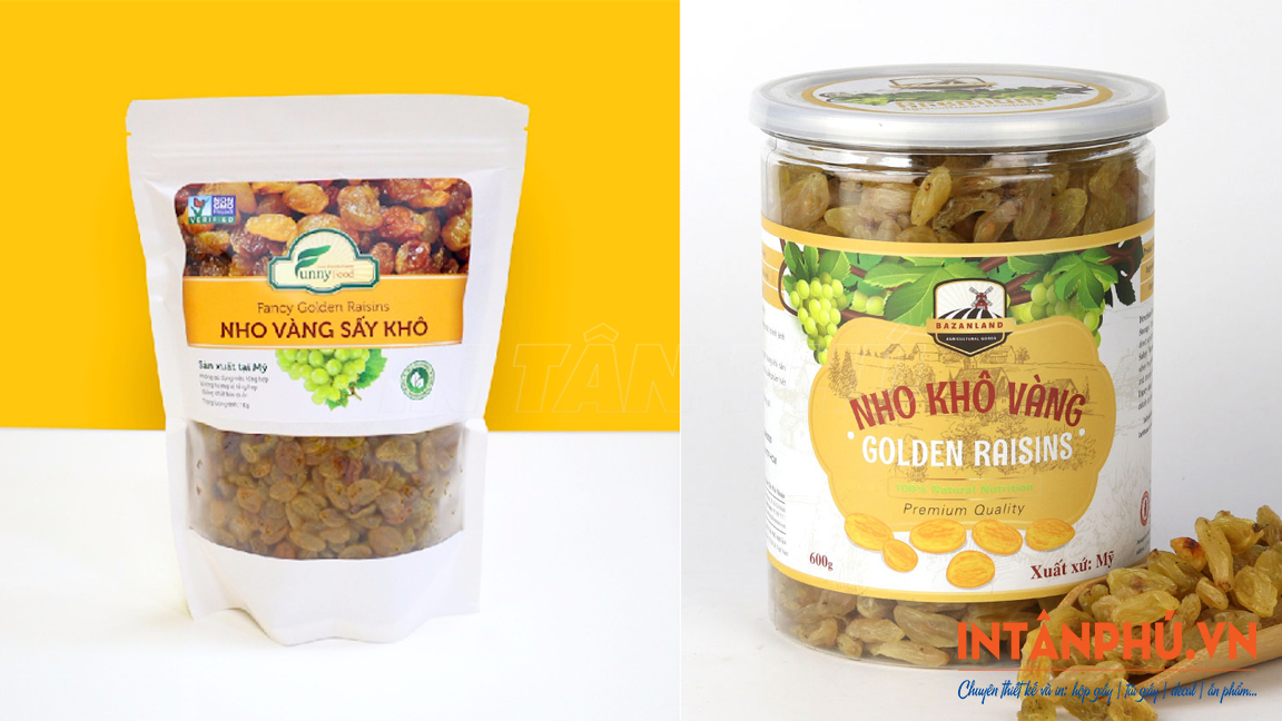 Mẫu tem nho khô đẹp