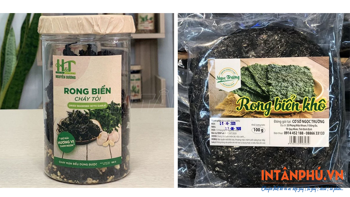 Lợi ích khi in tem nhãn rong biển chuyên nghiệp