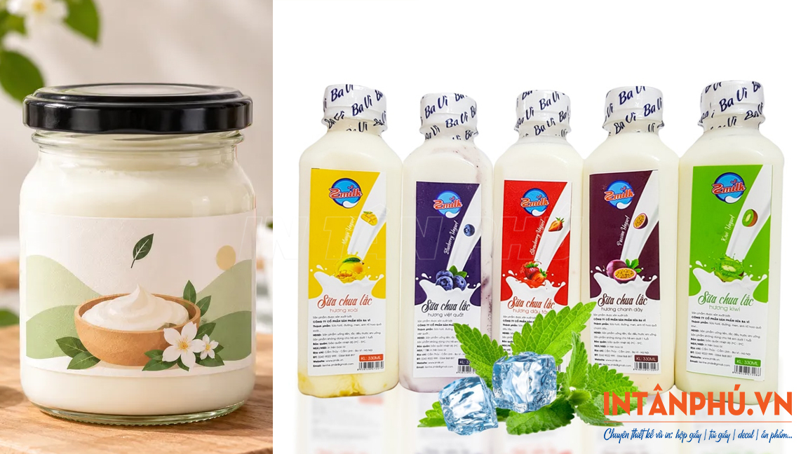 Các loại tem sữa chua phổ biến