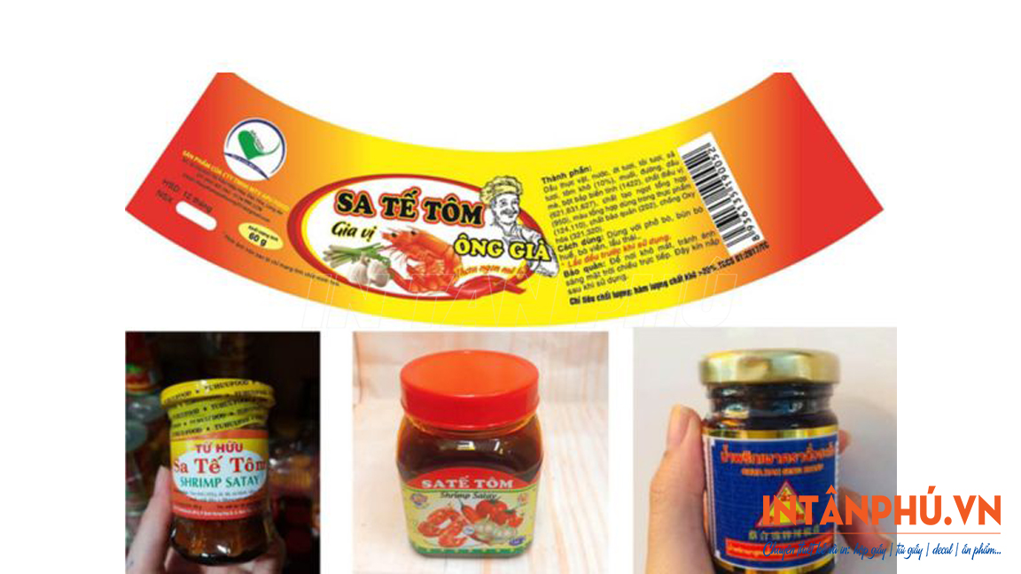 Chất liệu in tem nhãn sa tế 