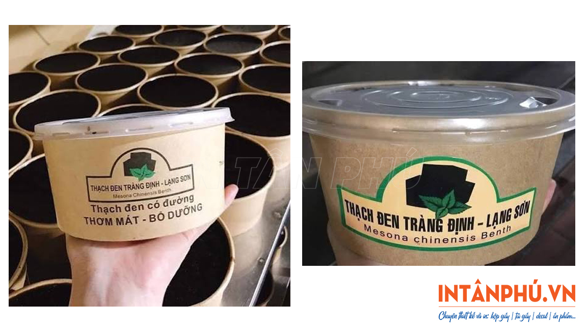 Mẫu tem thạch đen đẹp