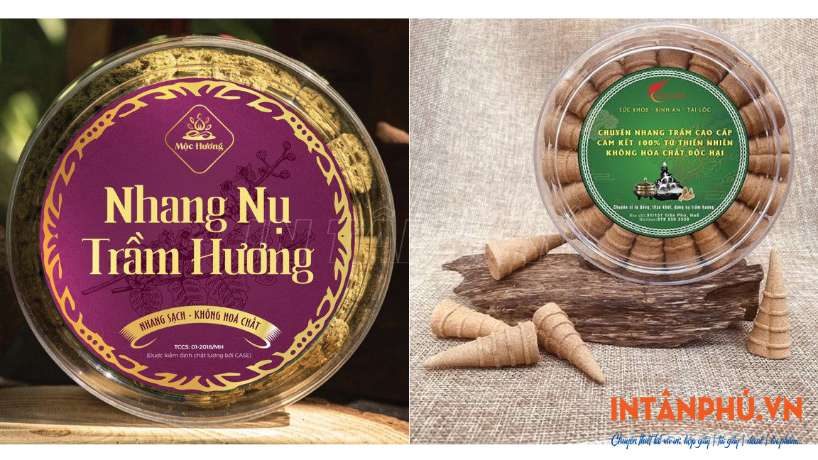Mẫu Tem trầm hương đẹp