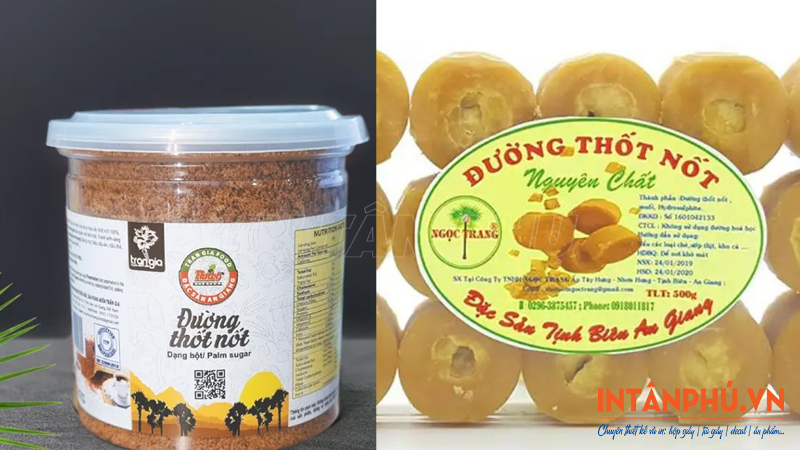  mẫu tem đường thốt nốt đẹp