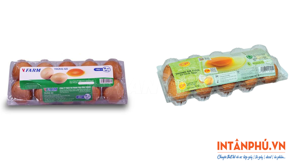 Thông tin cần thể hiện trên tem nhãn hộp trứng gà