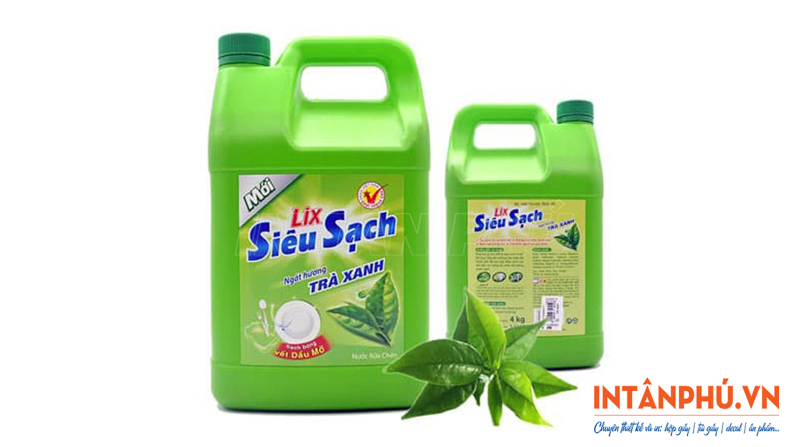 Quy cách in tem nước lau sàn