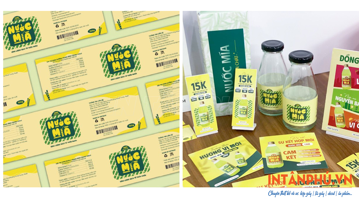 mẫu tem nhãn nước mía đẹp
