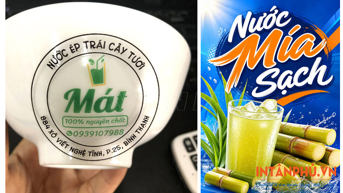 mẫu tem nhãn nước mía đẹp