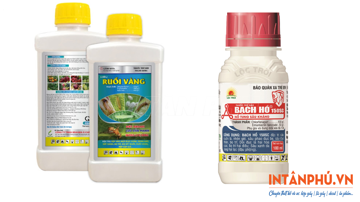 các mẫu tem nhãn thuốc bảo vệ thực vật chuyên nghiệp