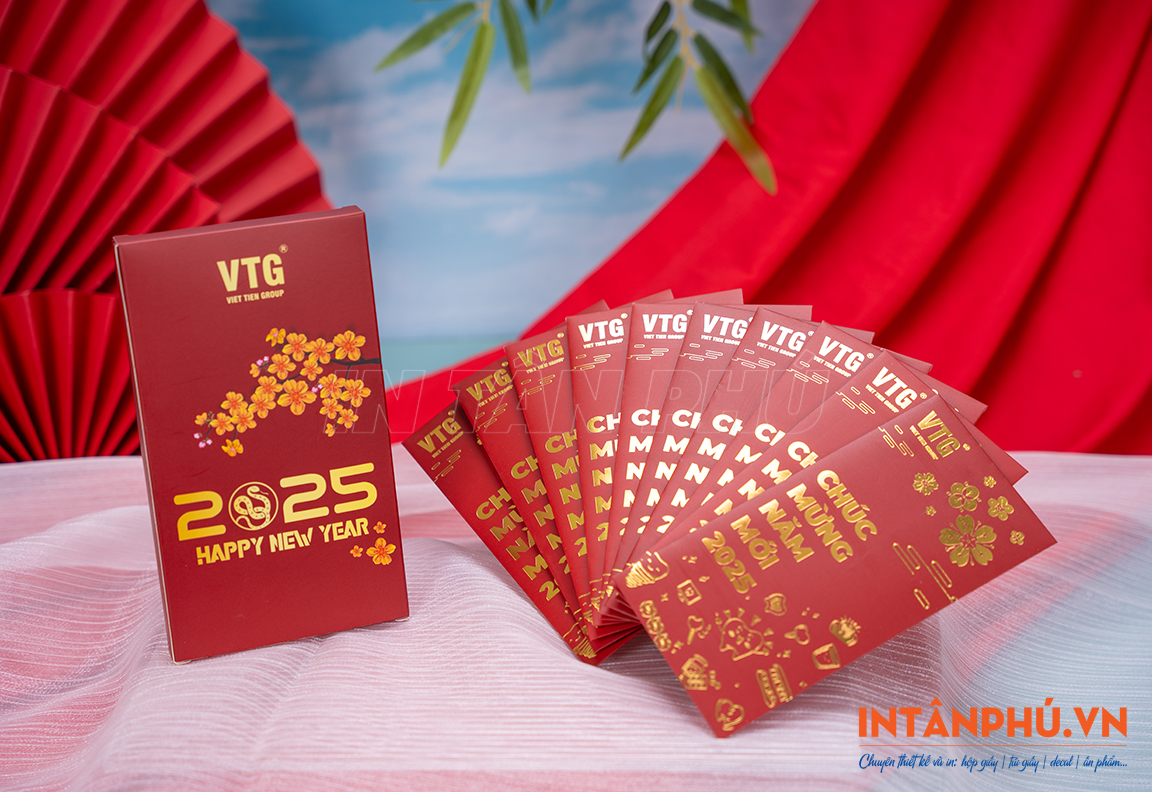 In bao lì xì Tết theo yêu cầu tại In Tân Phú