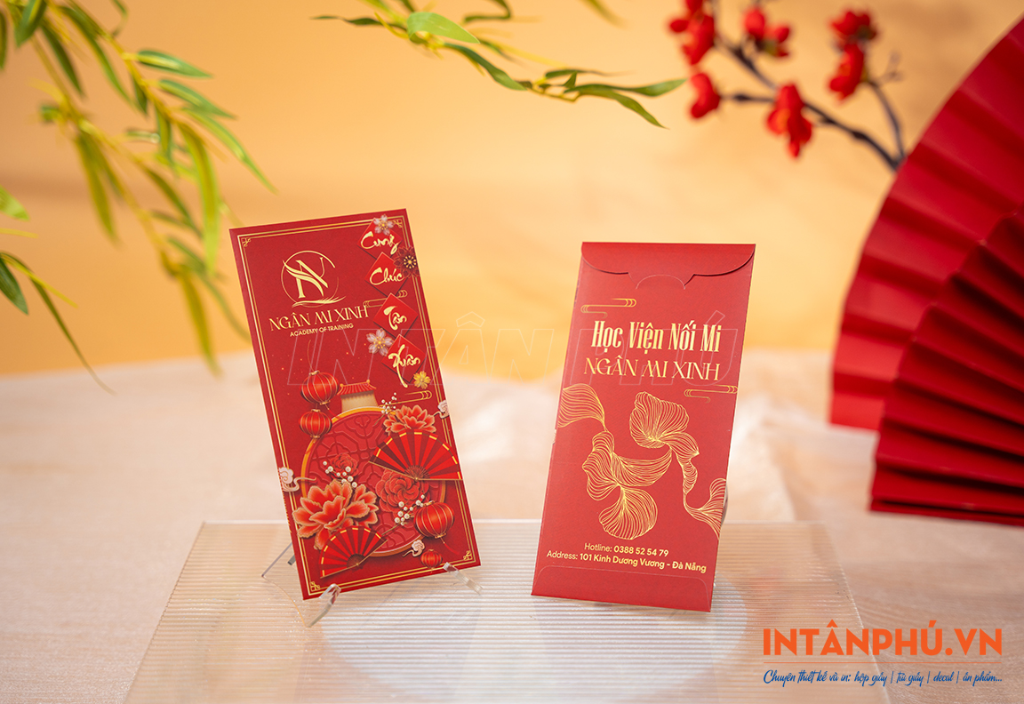 Bao lì xì in logo doanh nghiệp