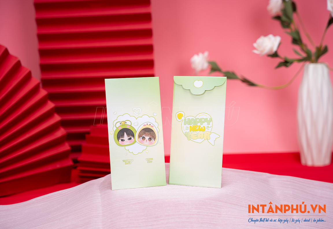 Bao lì xì phong cách tối giản, hiện đại