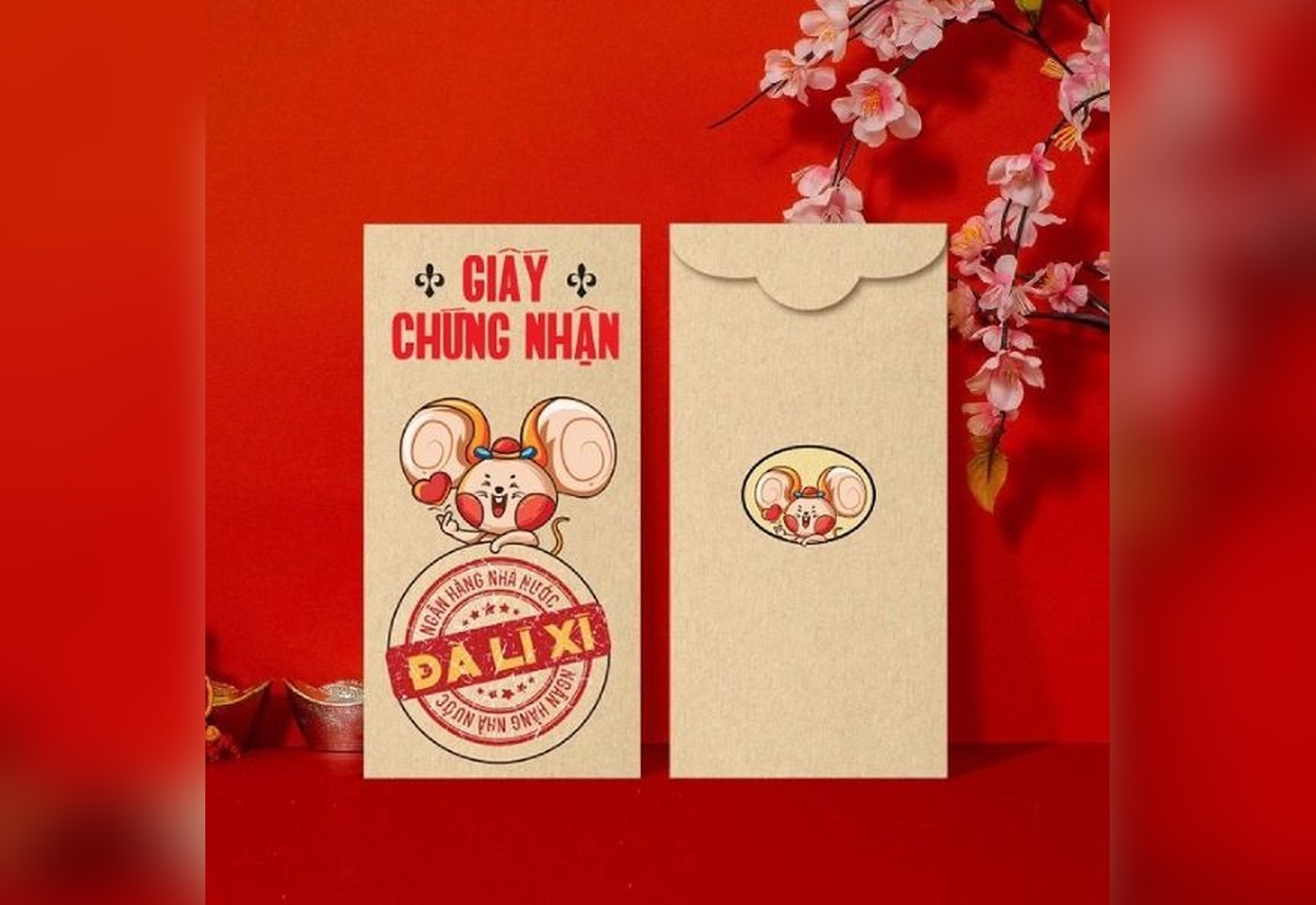 In bao lì xì giấy Kraft theo yêu cầu tại In Tân Phú