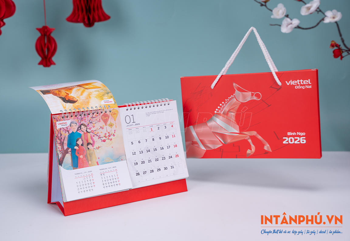 Đặt in lịch Tết 2027 uy tín tại In Tân Phú