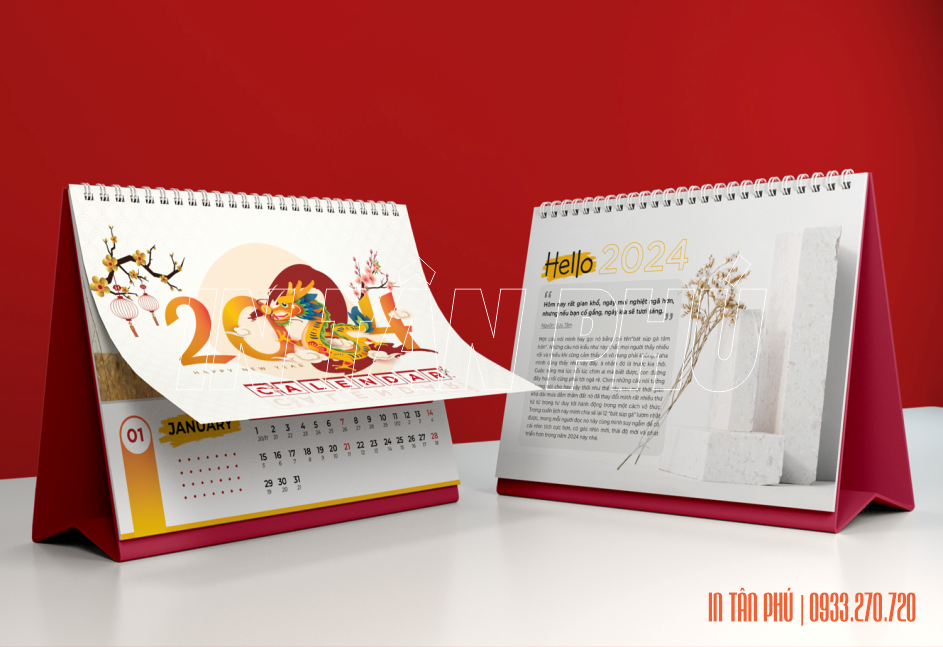Lợi ích khi in lịch Tết theo yêu cầu