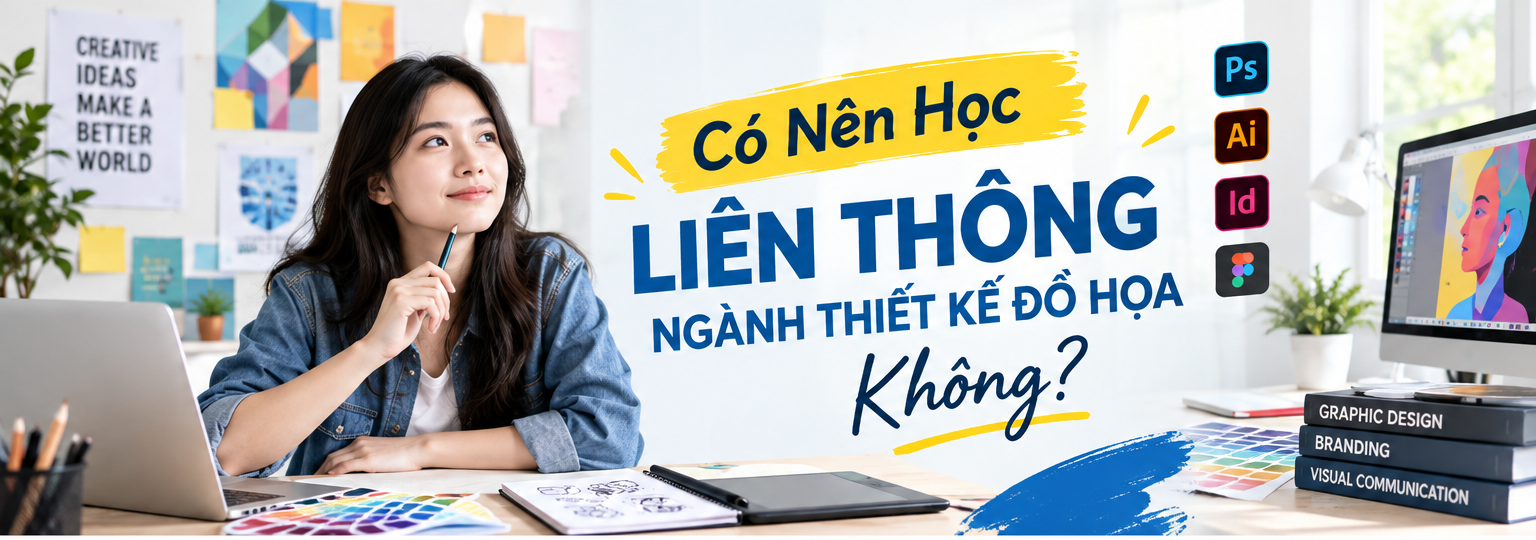 Có nên học liên thông ngành thiết kế đồ họa không?