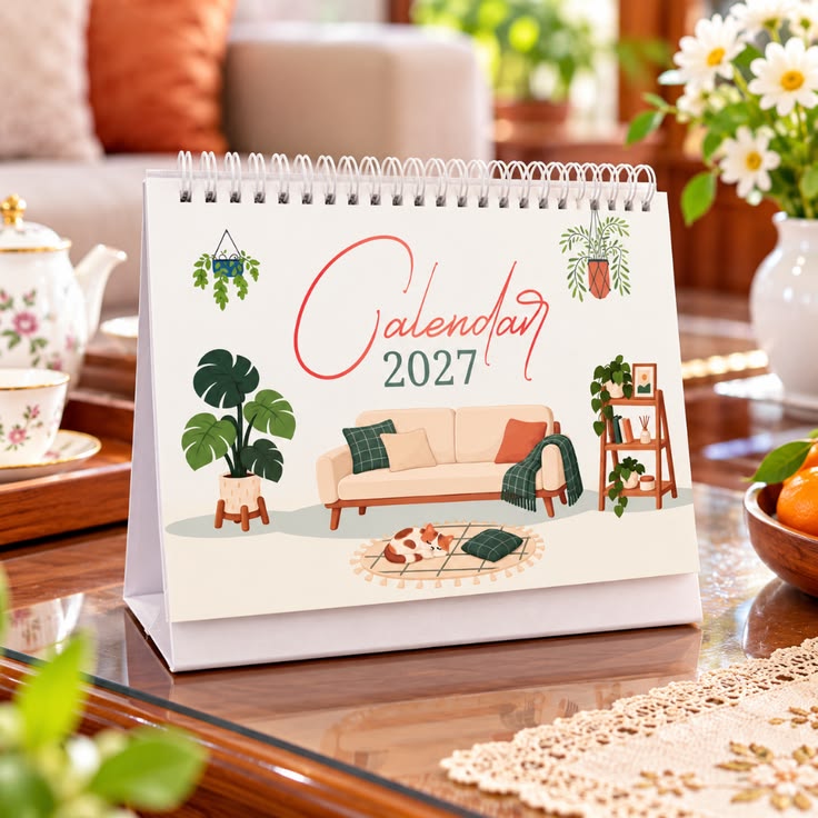 Quy cách in lịch để bàn tại In Tân Phú