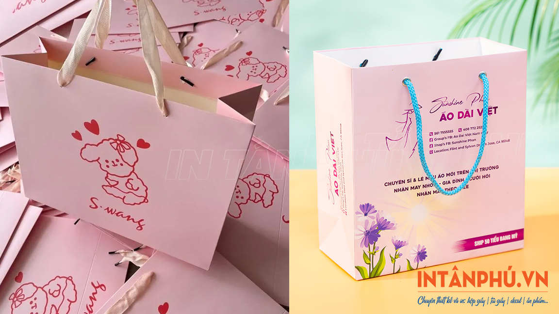 Mẫu túi giấy bìa cứng ấn tượng